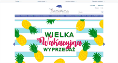 Desktop Screenshot of mamissima.pl